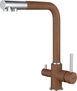 Смеситель для кухни GranFest 3611 терракот